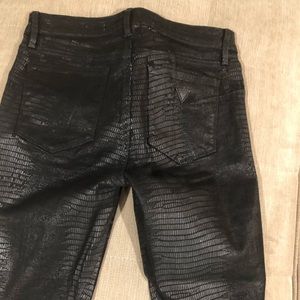 Guess Jeans with leather (snake skin) look
